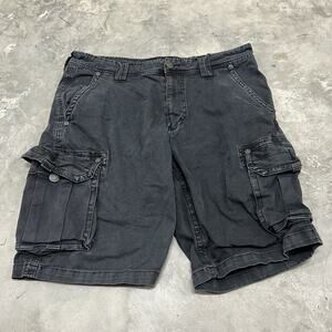 Affliction Cargo Shorts~ Men’s Size 36 ~ Black ~ Skater /Y2K /Grunge
